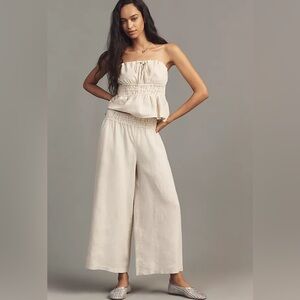 NWT Anthropologie Somerset Linen Pants